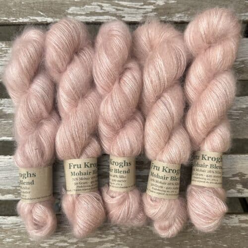 Fru Kroghs mohair blend - Pink cloud