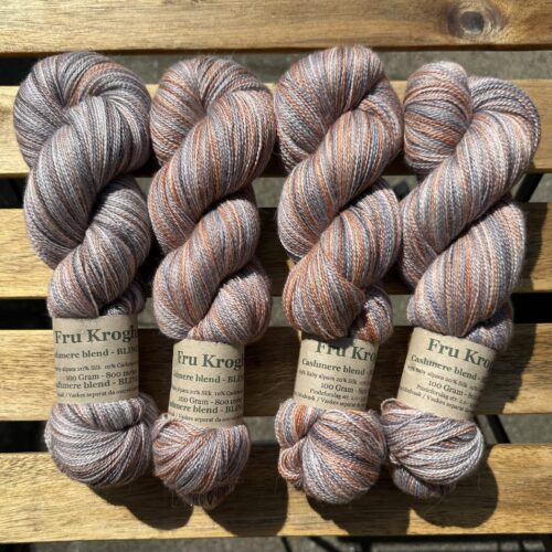 Fru Kroghs Cashmere bling blend, Rusty grey