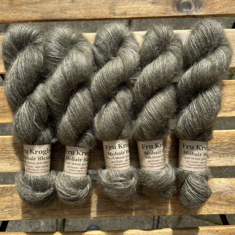 Fru Kroghs Mohair blend - Soft olive